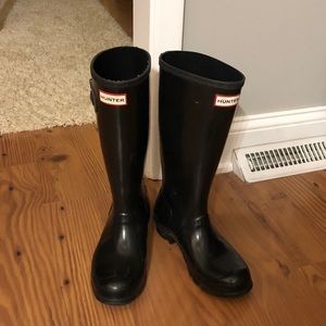 Hunter boots girls size 5